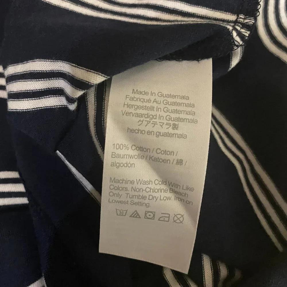 J. Crew Striped tee XL